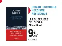 E.Leclerc Pocket les guerriers de l'hiver offre
