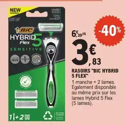 E.Leclerc Bic rasoirs hybrid 5 flex offre
