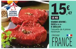 E.Leclerc Viande bovine pavé à griller offre
