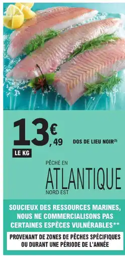 E.Leclerc Dos de lieu noir offre