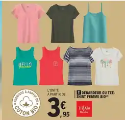 E.Leclerc Tiisaia basics débardeur femme bio offre