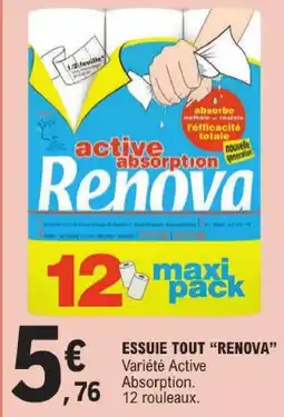 E.Leclerc Renova essuie tout offre