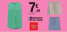E.Leclerc Tissaia basics débardeur bas femme offre