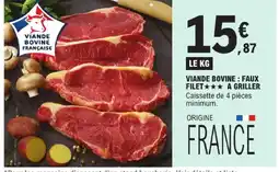 E.Leclerc Faux filet à griller offre