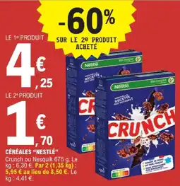 E.Leclerc Nestlé céréales offre