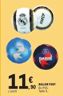 E.Leclerc Ballon foot offre