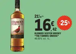 E.Leclerc The famous grouse blended scotch whisky offre