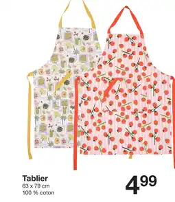 Zeeman Tablier motif fruits et légumes offre