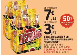 E.Leclerc Desperados bière aromatisée à un spiritueux à base d'agave offre