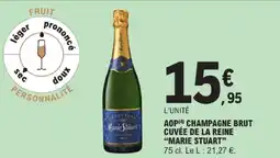 E.Leclerc Marie stuart aop champagne brut cuvée de la reine offre