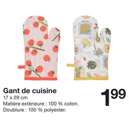 Zeeman Gant de cuisine offre