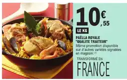 E.Leclerc Paëlla royale qualité traiteur offre