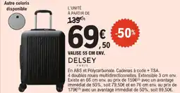 E.Leclerc Delsey valise 55 cm env offre