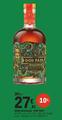 E.Leclerc Don papa rhum masskara offre