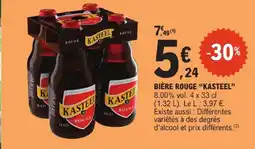 E.Leclerc Kasteel bière rouge offre
