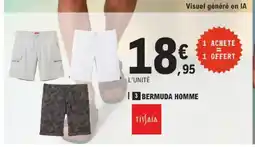 E.Leclerc Bermuda homme offre