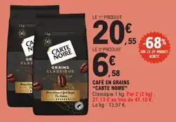 E.Leclerc Carte noire grains classique offre