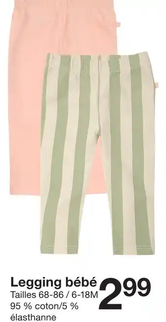 Zeeman Legging bébé offre