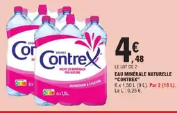 E.Leclerc Contrex eau minérale naturelle offre