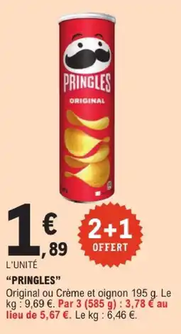 E.Leclerc Pringles original offre