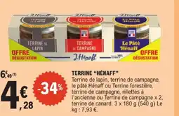 E.Leclerc Hénaff terrine offre