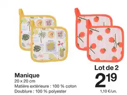 Zeeman Manique offre