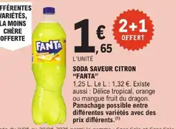 E.Leclerc Fanta soda saveur citron offre