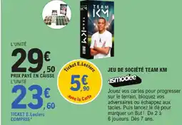 E.Leclerc Asmodee jeu de société team km offre