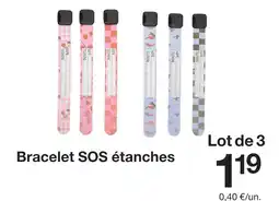 Zeeman Bracelet sos étanches offre
