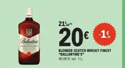 E.Leclerc Ballantine's blended scotch whisky finest offre