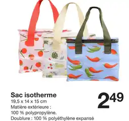 Zeeman Sac isotherme - tomates offre