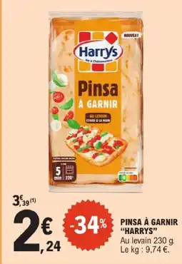 E.Leclerc Harry's pinsa à garnir offre
