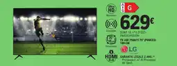 E.Leclerc Lg tv led 75ua75 75 (pouces) 189 cm offre