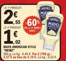 E.Leclerc Heinz mayo american style offre