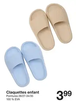 Zeeman Claquettes enfant offre