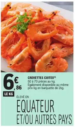 E.Leclerc Crevettes cuites offre