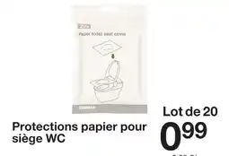 Zeeman Protections papier pour siège wc offre