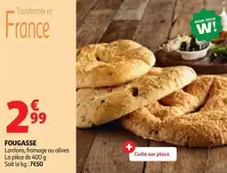 Auchan Fougasse offre