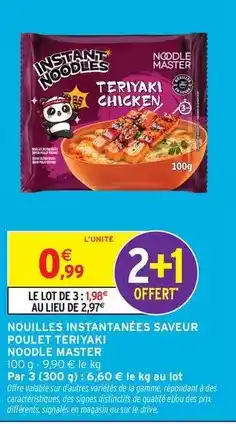 Intermarché Express Signal - nouilles instantanées saveur poulet offre