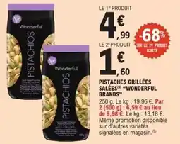 E.Leclerc Wonderful - pistaches grillées salées offre