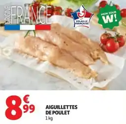 Auchan Aiguillettes de poulet offre