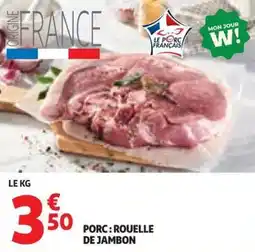 Auchan Porc rouelle de jambon offre