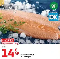 Auchan Filet de saumon atlantique offre