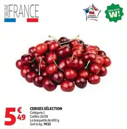 Auchan Cerises sélection offre