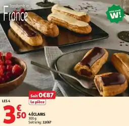 Auchan 4 éclairs offre