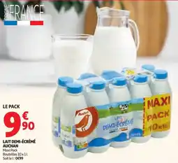 Auchan Lait demi-écrémé auchan offre