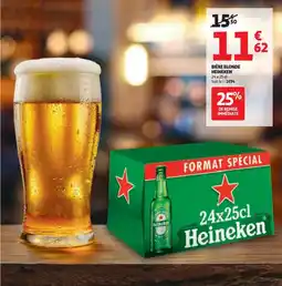 Auchan Bière blonde heineken offre