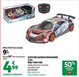 Auchan Voiture radiocommandée 1/24 one two fun offre