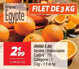 Netto Orange à jus offre