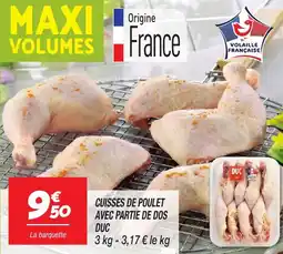 Netto Cuisses de poulet avec partie de dos duc offre